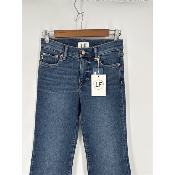 LOVERS AND FRIENDS Size 24 River Verona Stretch Denim Flare Jeans Revolve New - Picture 6 of 14